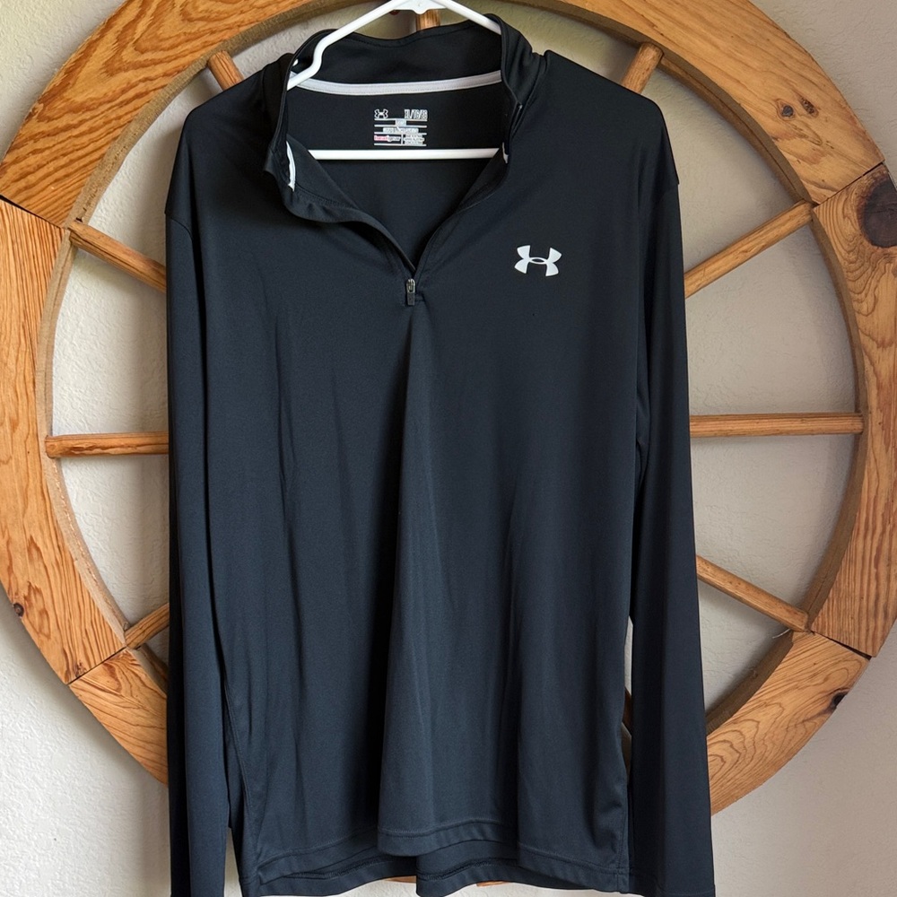 Under Armour Black Quarter-Zip Top